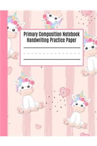 Primary Composition Notebook Handwriting Practice Paper
