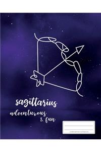 Sagittarius Composition Notebook