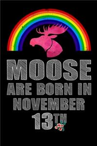 Moose Are Born In November 13th