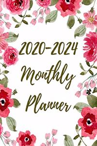 2020-2024 Monthly Planner