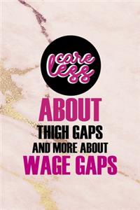 Careless About Thigh Gaps And More About Wage Gaps