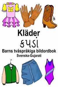 Svenska-Gujarati Kläder Barns tvåspråkiga bildordbok