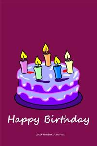 Stepdaughter birthday notebook