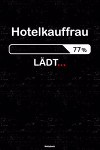 Hotelkauffrau Lädt... Notizbuch
