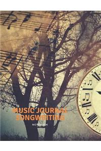 Music Journal Songwriting Notebook