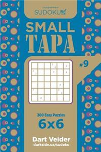 Sudoku Small Tapa - 200 Easy Puzzles 6x6 (Volume 9)