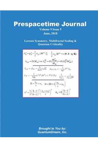 Prespacetime Journal Volume 9 Issue 5
