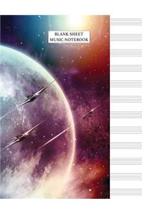 Blank Sheet Music Notebook