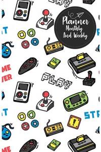 Planner monthly and weekly