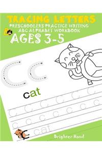 TRACING LETTER Preschoolers*Practice Writing*ABC ALPHABET WORKBOOK, KIDS*AGES 3-5