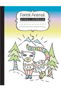 Forest Animal Primary Notebook