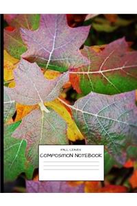 Fall Leaves Composition Notebook