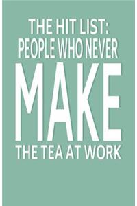 People Who Never Make the Tea at Work