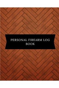 Personal Firearm Log Book
