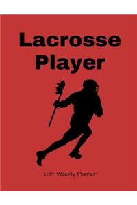 Lacrosse Player 2019 Weekly Planner