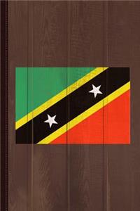 Saint Kitts and Nevis Flag Journal Notebook