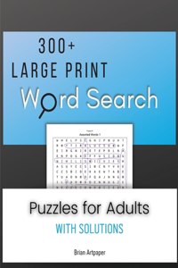 300 + Large Print Word Search