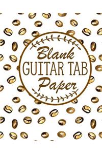 Blank Guitar Tab Paper