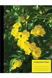 Cats Claw Vine Composition Notebook, College Ruled