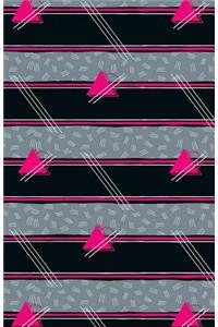 Bullet Journal Abstract Pattern Pink Triangles