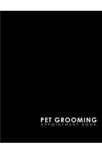 Pet Grooming Appointment Book