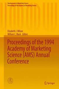 Proceedings of the 1994 Academy of Marketing Science (Ams) Annual Conference