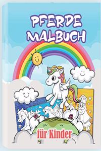 Pferde Malbuch für Kinder