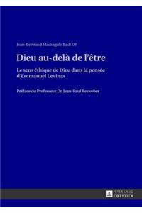 Dieu Au-Dela de l'Etre