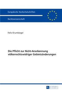 Die Pflicht zur Nicht-Anerkennung voelkerrechtswidriger Gebietsaenderungen