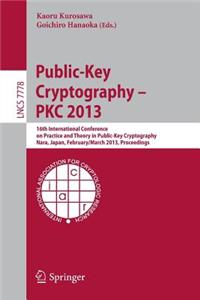 Public-Key Cryptography -- Pkc 2013