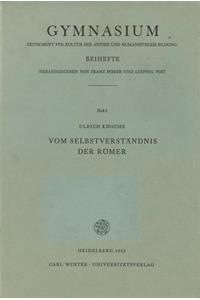 Vom Selbstverstandnis Der Romer