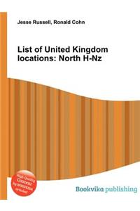 List of United Kingdom Locations