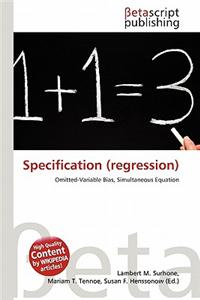 Specification (Regression)