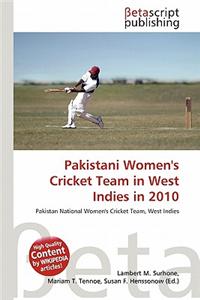 Pakistani Women's Cricket Team in West Indies in 2010