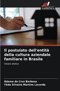 postulato dell'entità della cultura aziendale familiare in Brasile