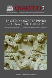 La Cittadinanza Tra Impero, Stati Nazionali Ed Europa