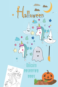 Halloween Unicorn Coloring Book