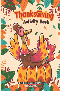 Thanksgiving Activity Book