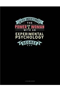 Never Underestimate The Power Of A Woman With An Experimental Psychology Degree