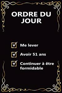 Ordre Du Jour 51 Ans