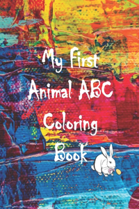 My First Animal ABC Coloring Book