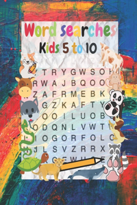 word searches kids 5 to 10: My word searches workbook ages 5 to 10, word puzzles, Search & find