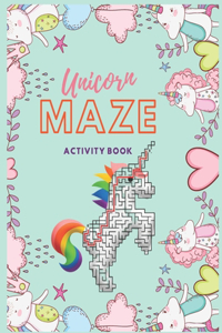 Unicorn Maze Activity Book