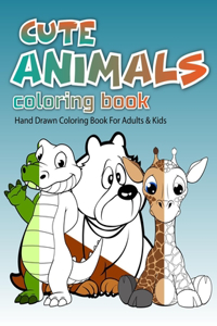 Cute Animals Coloring Book