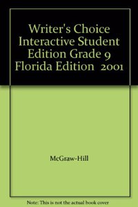 Writer's Choice, Interactive Student Edition Grade 9 Florida Edition 2001