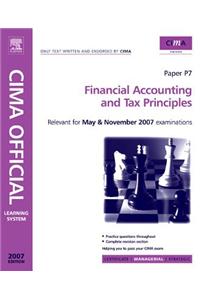 Cima Learning System 2007 Financial Accounting and Tax Principles