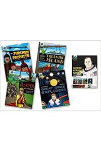 Project X Origins Graphic Texts: Dark Red Book Band, Oxford Level 17: Mixed Pack of 4