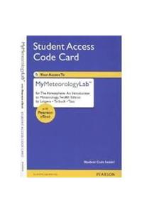 New MyMeteorologyLab with Pearson Etext - Valuepack Access Card - for Understanding Weather & Climate