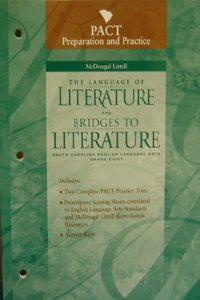 McDougal Littell Language of Literature South Carolina: Pact Test Prep Grade 8