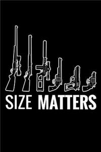 Size Matters: Shooting Log Book 100 pages (6x9) Record Target Shooting Data & Improve your Skills and Precision